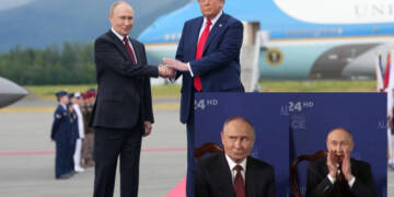 Did Trump meet the real Putin or was it a body double? Strange behaviour generates speculation that Russian President may have sent one of his infamous body doubles to the US