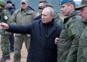 Putin deploys 700,000 Russian troops on the Ukrainian border, as Moscow unleashes missile barrage on Ukraine with 40 strikes and almost 600 drones