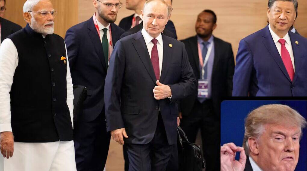 "Looks like we’ve lost India Russia to deepest darkest China..."