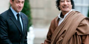 France ex-President Nicolas Sarkozy sentenced to 5 years in jail for criminal conspiracy over illicit Libyan campaign funds under Gaddafi rule marking the first post-war French president to face imprisonment