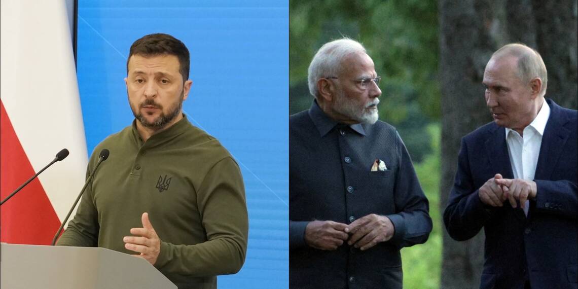 Zelensky appaluds tariffs against India, “anyone aiding killer Putin and Russia should face strong consequences”, as India refuses to stop trade with Moscow