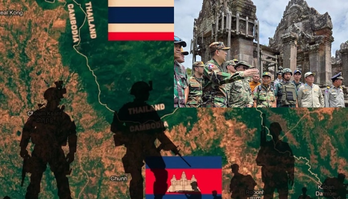 Army at Thailand-Combodia Border