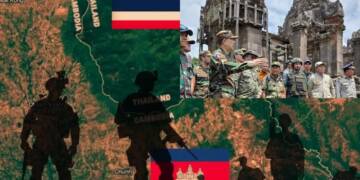 Army at Thailand-Combodia Border