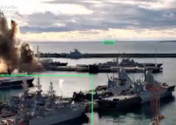 Ukraine Claims Underwater Drone Strike on Russian Submarine, Moscow Denies Damage