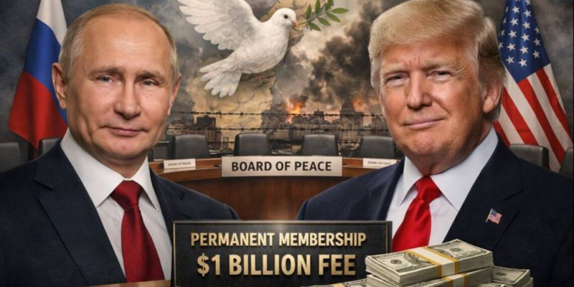Putin Invited to Trump’s ‘Board of Peace’ on Gaza Ceasefire, $1 Billion Fee for Permanent Members