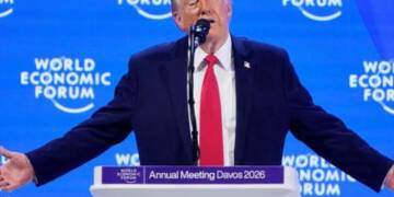 Trump at Davos tells European Leaders Give me Greenland without the US in WWII, you’d Be Speaking German or little Japanese 