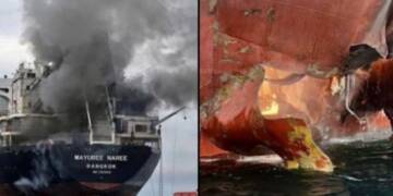 Thai cargo ship attacked in the Strait of Hormuz during escalating Iran conflict. Three sailors missing as global shipping routes face growing danger.