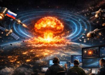 U.S. Space Command war-games a Russian nuclear ASAT attack in Apollo Insight drill, highlighting risks of satellite destruction, EMP fallout, and a potential global space blackout.