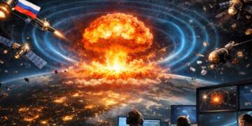 U.S. Space Command war-games a Russian nuclear ASAT attack in Apollo Insight drill, highlighting risks of satellite destruction, EMP fallout, and a potential global space blackout.