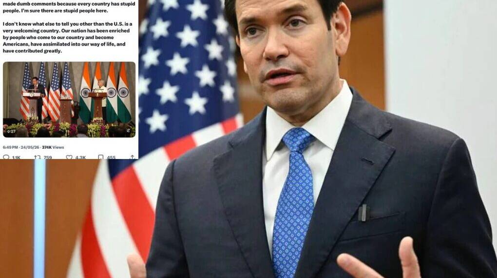 US State Department Deletes Rubio’s "stupid" remarks X Post after Journalist Question on Racism Against Indians Sparks Debate