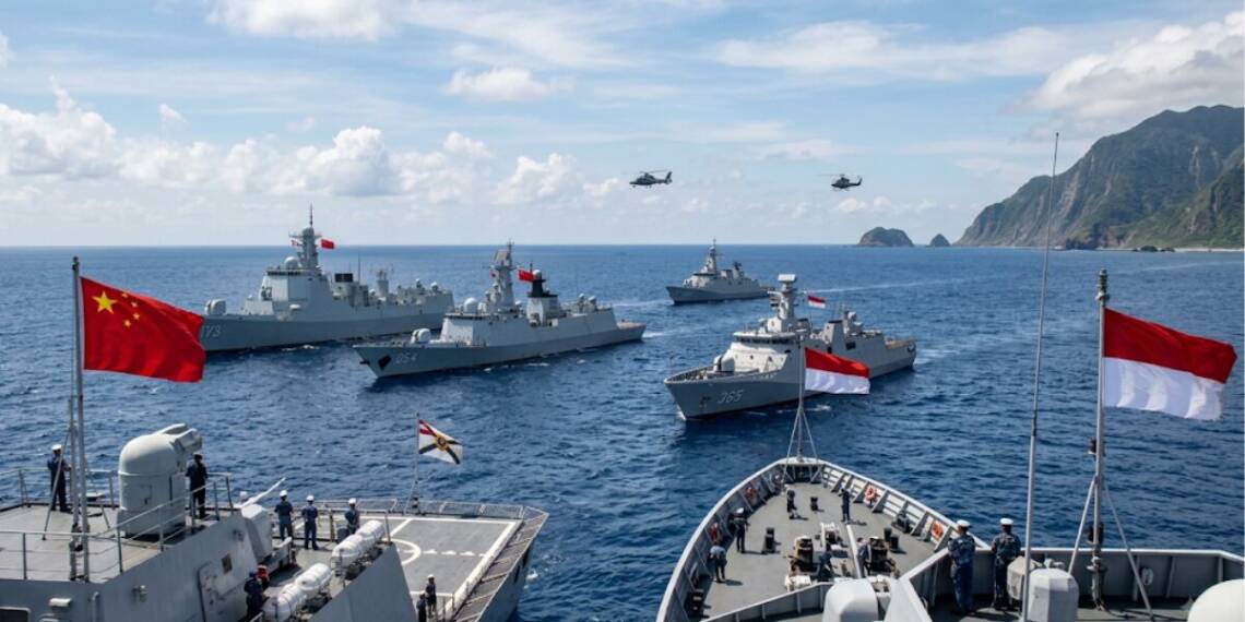 China, Indonesia Hold First Joint Naval Drill East of Taiwan