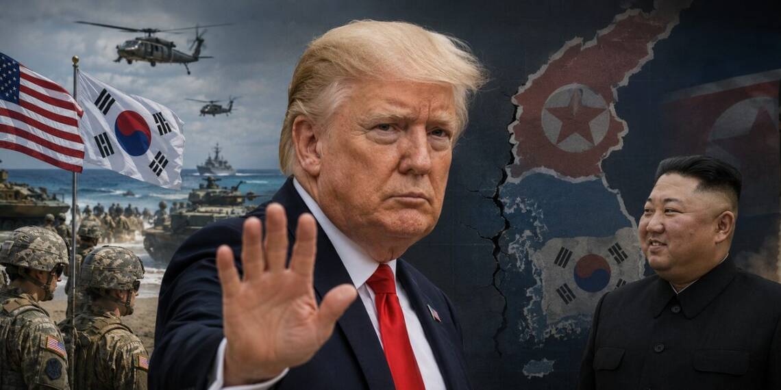 Trump Orders Cuts US-South Korea Joint Military Drills, Citing Iran Snub and Kim Jong-un “Relationship”