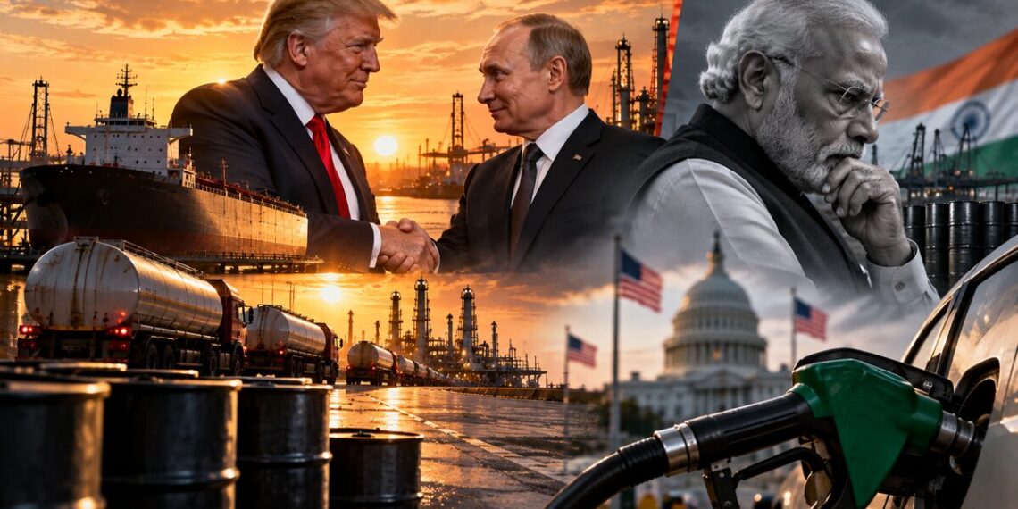 Trump Russian diesel deal highlights the controversy over US energy policy, Vladimir Putin’s oil exports, and Donald Trump’s tariff threats against India for purchasing Russian oil.