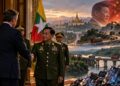 US Myanmar re-engagement: US officials meet Myanmar’s military leadership amid China’s influence, rare earth mining interests, and India’s regional strategic interests.